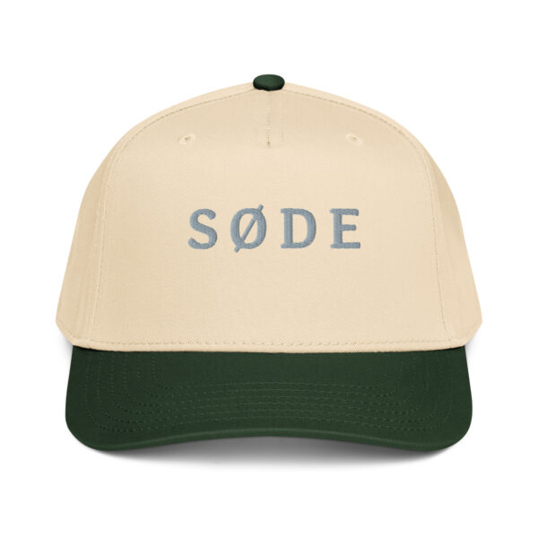 5-panel-mid-profile-baseball-cap-dark-green-natural-front-6a13ef1ebc401.jpg SØDE. — Nordic Snapback