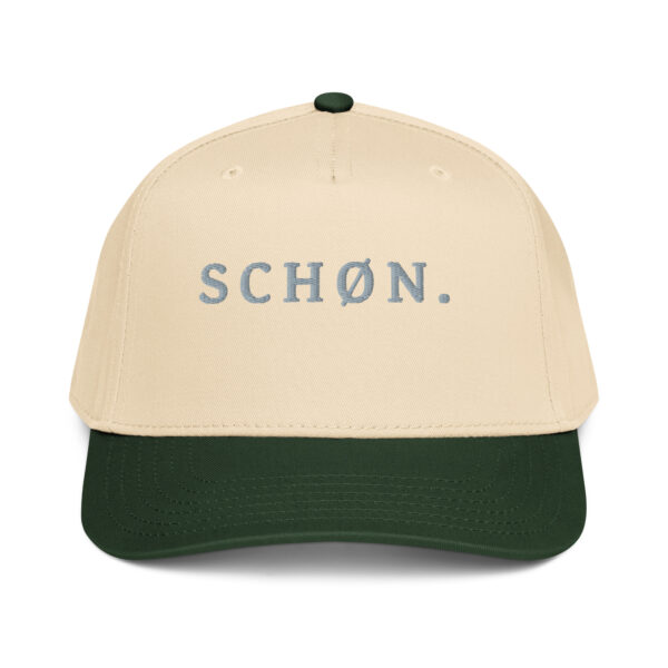 5-panel-mid-profile-baseball-cap-dark-green-natural-front-6a13f40c91cec.jpg SCHØN. — Nordic Snapback