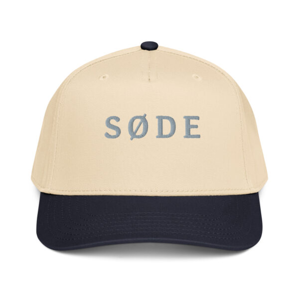 5-panel-mid-profile-baseball-cap-navy-natural-front-6a13ef1ebc479.jpg SØDE. — Nordic Snapback