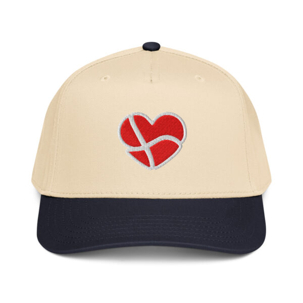 5-panel-mid-profile-baseball-cap-navy-natural-front-6a13f56dd43dd.jpg Dannebrog Herz. — Nordic Snapback