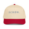 5-panel-mid-profile-baseball-cap-red-natural-front-6a13f40c91e99.jpg SCHØN. — Nordic Snapback
