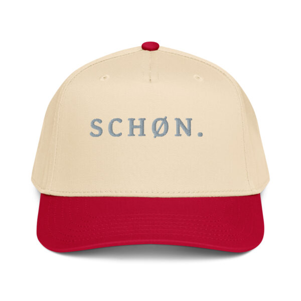 5-panel-mid-profile-baseball-cap-red-natural-front-6a13f40c91e99.jpg SCHØN. — Nordic Snapback
