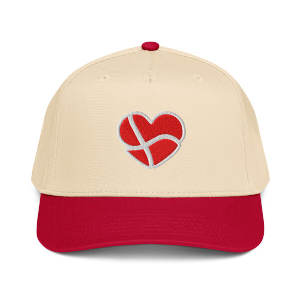 5-panel-mid-profile-baseball-cap-red-natural-front-6a13f56dd44b3.jpg Dannebrog Herz. — Nordic Snapback