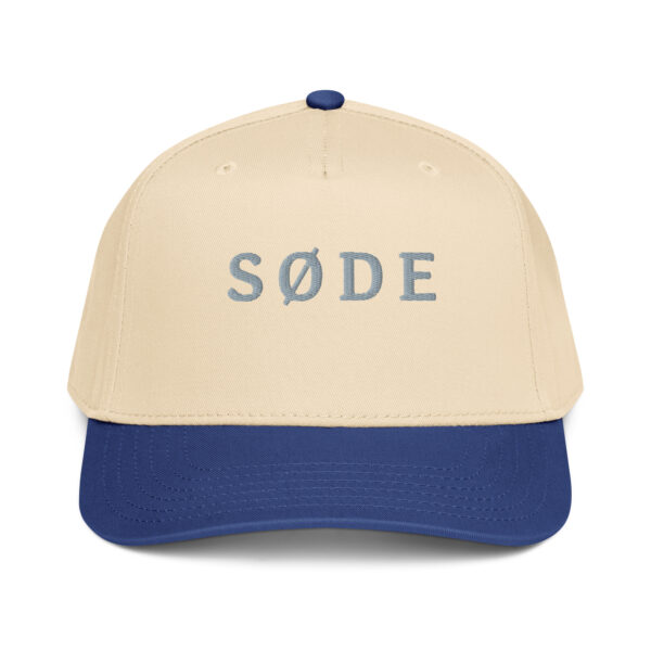 5-panel-mid-profile-baseball-cap-royal-natural-front-6a13ef1ebc556.jpg SØDE. — Nordic Snapback