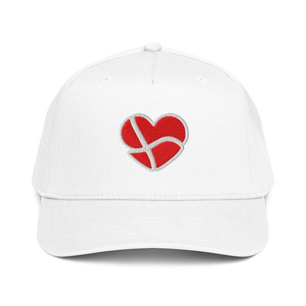5-panel-mid-profile-baseball-cap-white-front-6a13f56dd4665.jpg Dannebrog Herz. — Nordic Snapback