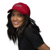 classic-dad-hat-cranberry-front-6a13ed09516e8.jpg SYDSLESVIG. — Mirror Logo Cap