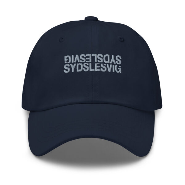 classic-dad-hat-navy-front-6a13ed09507a6.jpg SYDSLESVIG. — Mirror Logo Cap