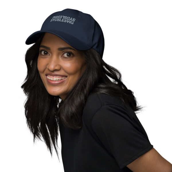 classic-dad-hat-navy-front-6a13ed0951920.jpg SYDSLESVIG. — Mirror Logo Cap