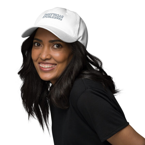 classic-dad-hat-white-front-6a13ed0951ba1.jpg SYDSLESVIG. — Mirror Logo Cap