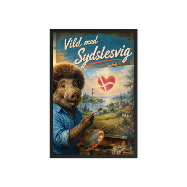 Vild med Sydslesvig – Gerahmtes Poster