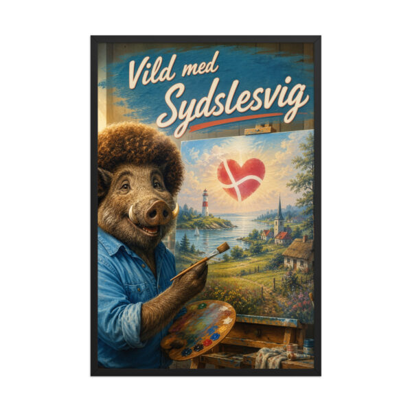 Vild med Sydslesvig – Gerahmtes Poster