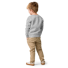 kids-crew-neck-sweatshirt-heather-back-6a02fb424152e.png Mini-Wikinger Flensborg & Sydslesvig – Kinder-Fleecepullover