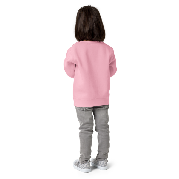 kids-crew-neck-sweatshirt-pink-back-6a02fc292b0a9.png Mini-Wikingerin Flensborg & Sydslesvig – Kinder-Fleecepullover