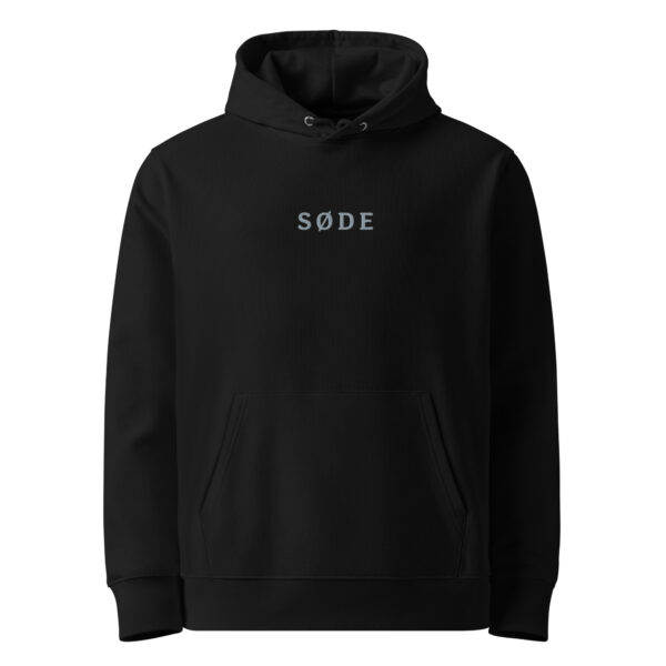 unisex-essential-eco-cruiser-2.0-hoodie-black-front-6a13e240e4732.jpg SØDE. — Hoodie mit feinem Stick