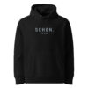 unisex-essential-eco-cruiser-2.0-hoodie-black-front-6a13e499987d1.jpg SCHØN. REICHT. — Hoodie mit Haltung