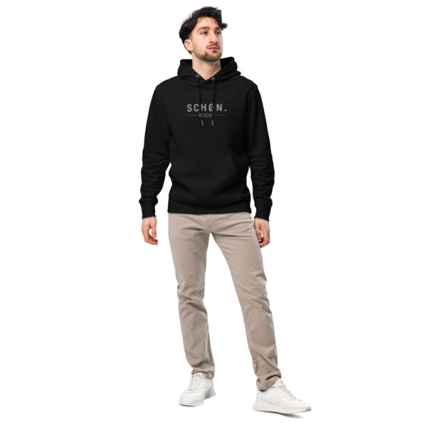 unisex-essential-eco-cruiser-2.0-hoodie-black-front-6a13e49999cc2.jpg SCHØN. REICHT. — Hoodie mit Haltung