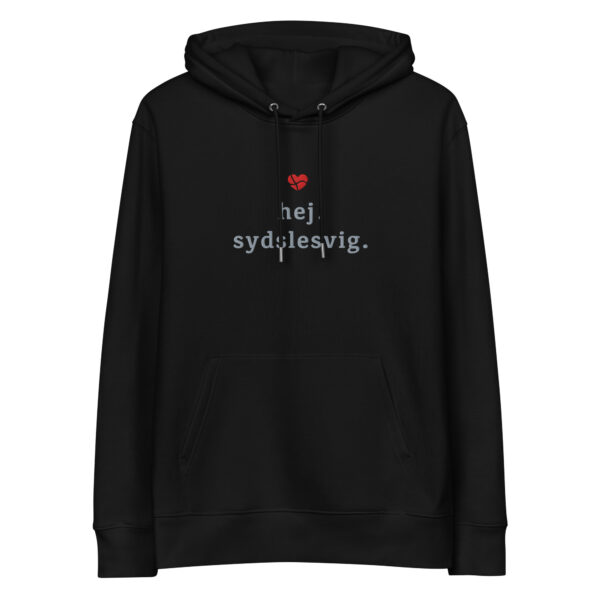unisex-essential-eco-cruiser-2.0-hoodie-black-front-6a1581f8ead81.jpg Hej Sydslesvig. — Bestickter Eco Hoodie