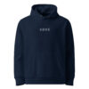 unisex-essential-eco-cruiser-2.0-hoodie-french-navy-front-6a13e240e4fc2.jpg SØDE. — Hoodie mit feinem Stick