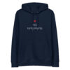 unisex-essential-eco-cruiser-2.0-hoodie-french-navy-front-6a1581f8ec842.jpg Hej Sydslesvig. — Bestickter Eco Hoodie