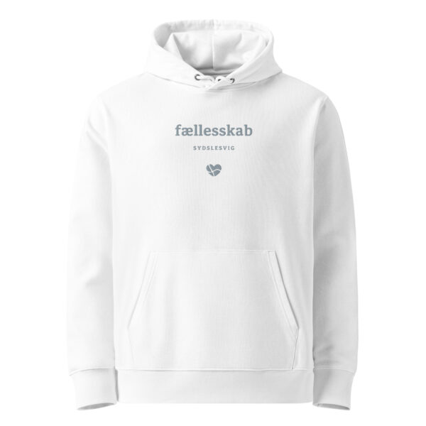 unisex-essential-eco-cruiser-2.0-hoodie-white-front-6a13e2b1e2352.jpg FÆLLESSKAB. — Hoodie mit feinem Stick