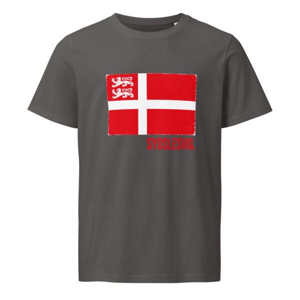 unisex-organic-mid-light-crafter-t-shirt-anthracite-front-6a136455a8ff3.jpg Dannebrog. Sydslesvig Edition. — Borderland Flag Tee