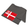 unisex-organic-mid-light-crafter-t-shirt-anthracite-front-6a136455abfe9.jpg Dannebrog. Sydslesvig Edition. — Borderland Flag Tee