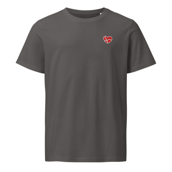 Herzstück. — Besticktes Bio-Shirt aus Sydslesvig