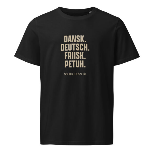 unisex-organic-mid-light-crafter-t-shirt-black-front-6a1354542ec29.jpg DANSK. DEUTSCH. FRIISK. PETUH. — Sydslesvig Shirt