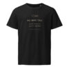unisex-organic-mid-light-crafter-t-shirt-black-front-6a135735de7be.jpg Nu man tau! — Petuh-Shirt mit Rückenwind