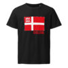 unisex-organic-mid-light-crafter-t-shirt-black-front-6a136455aad6f.jpg Dannebrog. Sydslesvig Edition. — Borderland Flag Tee