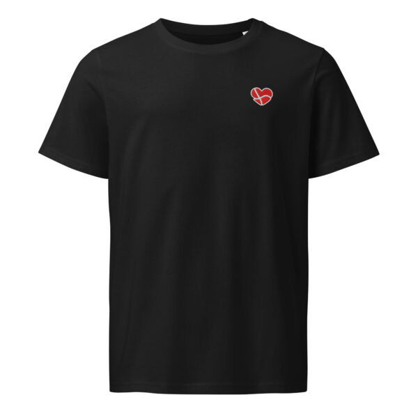 Herzstück. — Besticktes Bio-Shirt aus Sydslesvig