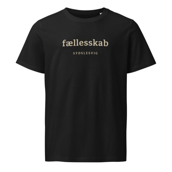 unisex-organic-mid-light-crafter-t-shirt-black-front-6a137f9d92aa4.jpg FÆLLESSKAB. — Sydslesvig Community Tee