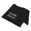 unisex-organic-mid-light-crafter-t-shirt-black-front-6a13843604128.jpg SCHØN. REICHT. — Shirt mit Küstenattitüde