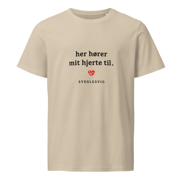 unisex-organic-mid-light-crafter-t-shirt-desert-dust-front-6a1360a81271d.jpg Her hører mit hjerte til. — Sydslesvig Shirt