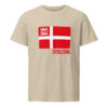 unisex-organic-mid-light-crafter-t-shirt-desert-dust-front-6a136455aae4b.jpg Dannebrog. Sydslesvig Edition. — Borderland Flag Tee