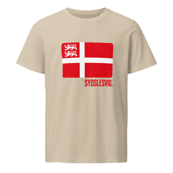 unisex-organic-mid-light-crafter-t-shirt-desert-dust-front-6a136455aae4b.jpg Dannebrog. Sydslesvig Edition. — Borderland Flag Tee