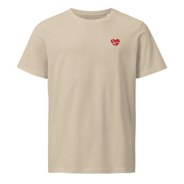 Herzstück. — Besticktes Bio-Shirt aus Sydslesvig