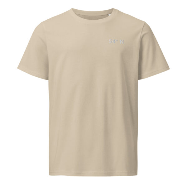 unisex-organic-mid-light-crafter-t-shirt-desert-dust-front-6a1387be1bdd6.jpg 54° N. — Besticktes Küstenshirt
