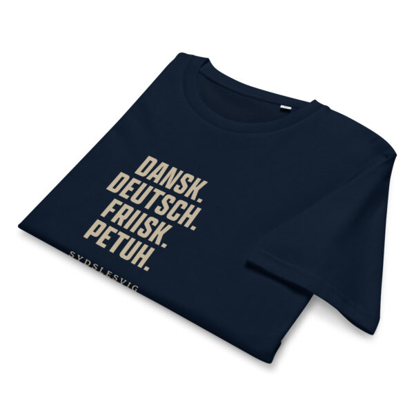 unisex-organic-mid-light-crafter-t-shirt-french-navy-front-6a1354542f5ee.jpg DANSK. DEUTSCH. FRIISK. PETUH. — Sydslesvig Shirt