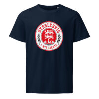 unisex-organic-mid-light-crafter-t-shirt-french-navy-front-6a1362ec642b8.jpg Sydslesvig i mit hjerte. — Icon Tee