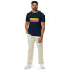 unisex-organic-mid-light-crafter-t-shirt-french-navy-front-6a1364709d283.jpg SYDSLESVIG. — Banner Tee mit Löwen & Minderheitenfarben