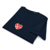 unisex-organic-mid-light-crafter-t-shirt-french-navy-front-6a13670dc5ed0.jpg Dannebrog Hjerte. — Nordic Identity Tee