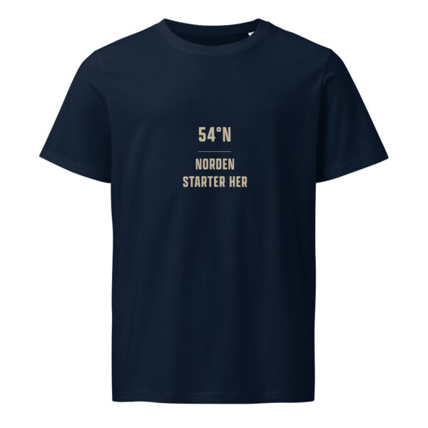 54 Grad. Norden starter her. — Borderland Tee