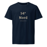 unisex-organic-mid-light-crafter-t-shirt-french-navy-front-6a1368be6c07b.jpg 54 Grad Nord. — Coastal Identity Tee