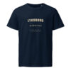 unisex-organic-mid-light-crafter-t-shirt-french-navy-front-6a1393bb25ede.jpg Lyksborg. — Fjordkante Tee