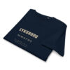 unisex-organic-mid-light-crafter-t-shirt-french-navy-front-6a1393bb270b7.jpg Lyksborg. — Fjordkante Tee