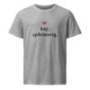 unisex-organic-mid-light-crafter-t-shirt-heather-grey-front-6a135f3bce222.jpg Hej Sydslesvig. — Bio-Shirt mit Herz
