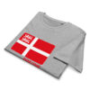 unisex-organic-mid-light-crafter-t-shirt-heather-grey-front-6a136455ac259.jpg Dannebrog. Sydslesvig Edition. — Borderland Flag Tee