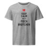 unisex-organic-mid-light-crafter-t-shirt-heather-grey-front-6a138955886c0.jpg Keep Calm and Eat Fischbrötchen. — Küstenshirt