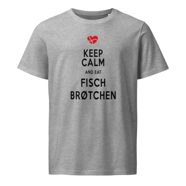 unisex-organic-mid-light-crafter-t-shirt-heather-grey-front-6a138955886c0.jpg Keep Calm and Eat Fischbrötchen. — Küstenshirt